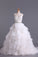 2024 Hot Wedding Dresses V-Neck A Line Organza With Beading And Sash