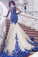2024 Prom Dresses Mermaid Scoop Long Sleeves Tulle With Applique