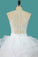 2024 Scoop Tulle With Applique Detachable Wedding Dresses Zipper Up