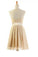 Latest A-line Strapless Knee-Length Chiffon Bridesmaid Dresses RS479