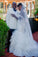 2024 Off The Shoulder Wedding Dresses Mermaid Tulle With Ruffles And Beads