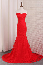 Load image into Gallery viewer, 2024 New Arrival Lace Evening Dresses Mermaid Sweep Train