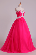 Load image into Gallery viewer, 2023 Sweetheart Ball Gown Floor Length Quinceanera Dresses With Applique