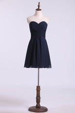 Load image into Gallery viewer, 2024 New Arrival Sweetheart Homecoming Dress Ruffled Short/Mini