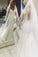 2024 Mermaid Wedding Dresses V Neck Long Sleeves Tulle With Applique