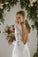 Sheath A Line Long Sleeves Ivory Rustic Lace Backless Scoop Neck Beach Wedding Dresses RS726