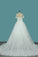 2024 Gorgeous Wedding Dresses A Line Tulle Off The Shoulder With Applique Floor Length
