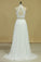 2024 Chiffon Prom Dresses A Line Halter Two-Piece Beaded Bodice Open Back