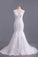 2024 Hot Mermaid/Trumpet Wedding Dresses With Applique & Beads Open Back