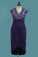 2024 Sheath V Neck Chiffon Mother Of The Bride Dresses With Beads And Applique
