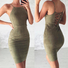Load image into Gallery viewer, Sexy Mermaid Dark Green Short Prom Dress Spaghetti Straps Lace up Homecoming Dresses RS430