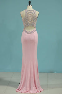 2023 Spandex Scoop Open Back Beaded Bodice PGRZQFD2