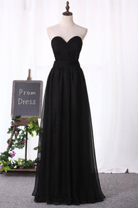 2023 New Arrival Prom Dresses A Line Sweetheart Chiffon With Applique And Beads