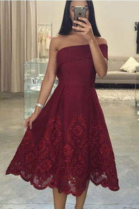 2024 New Arrival One Shoulder Homecoming Dresses Satin With Applique
