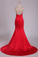 2024 New Arrival Scoop Prom Dresses Mermaid Satin With Beading