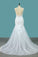 2023 Spaghetti Straps Tulle Mermaid Wedding Dresses With Applique Open Back