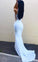 Mermaid High Neck Sleeveless Long Spandex Prom Dresses RS190