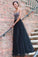 Long Black Sexy Tulle Strapless Lace up Sweetheart A-Line Beads Prom Dresses RS422