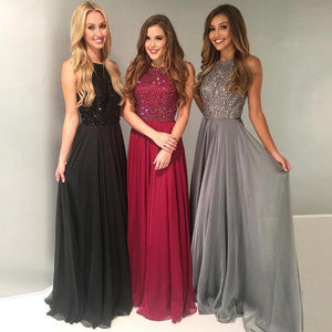 Charming 2024 New Crystal Sweep Train Prom Dress Long Prom Dress Prom Dresses RS610