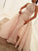 Mermaid High Neck Court Train Detachable Light Pink Lace Quinceanera Dress Prom Dresses RS207