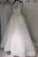 Sequins V-Neck Ivory Backless A-Line Sleeveless Elegant Plus Size Prom Dresses RS381