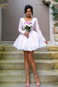 Mismatched Different Styles Pink Lace Appliques Bridesmaid Dresses Homecoming Dresses RS831