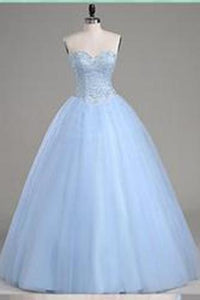 Modest Sweetheart Ball Gown Bodice Fashion Strapless Sexy New Style Quinceanera Dress RS602