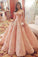 Gorgeous Sweetheart Short Sleeves A Line Ball Gown Long Prom Dresses with Appliques