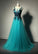 New Fashion Blue Tulle Formal Gown Lace Black Evening Gowns Tulle Formal Gown For Teens RS692
