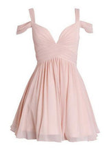 Load image into Gallery viewer, Pink Homecoming Dresses With Silver Beading Short Black Prom Dress RS331