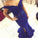 Two Piece Off the Shoulder Sweetheart Mermaid Side Split Long Royal Blue Prom Dresses RS150