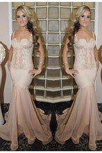 Load image into Gallery viewer, Prom Dresses Sequin Sheer Backless Sexy Bling Evening Dress RS719