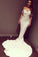 White Mermaid Off The Shoulder Long Ivory Sequins with Sparkle Formal Party Dresses For Teens RS13